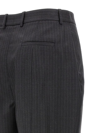 Alexander McQueen Gray Wool Dress Pants