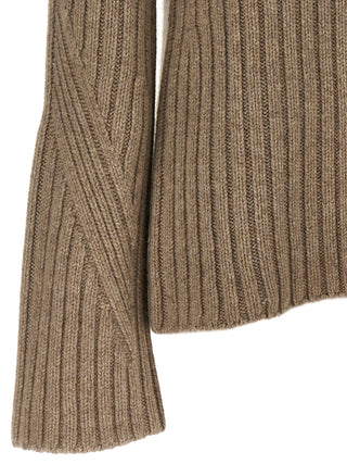 Khaite Beige Cashmere Cardigan