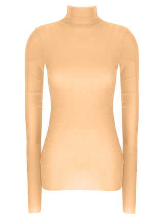 Jil Sander Multicolor Silk Turtleneck