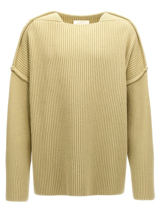 Jil Sander Bicolor Wool Cardigan