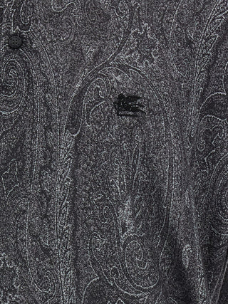 Etro Multicolor Silk Polo Shirt