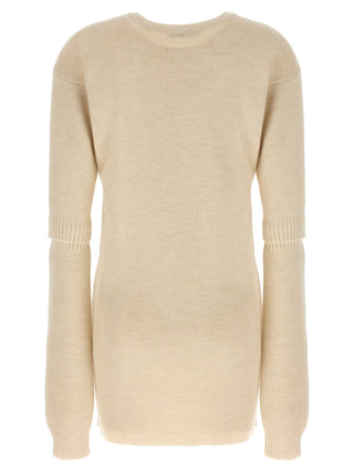 Lemaire White Acetate Short Dress