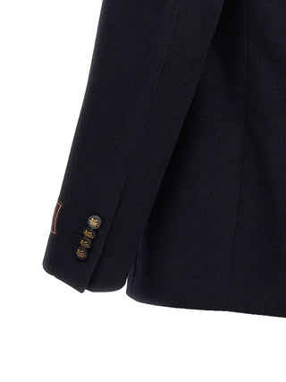 Etro Blue Cashmere Blazer