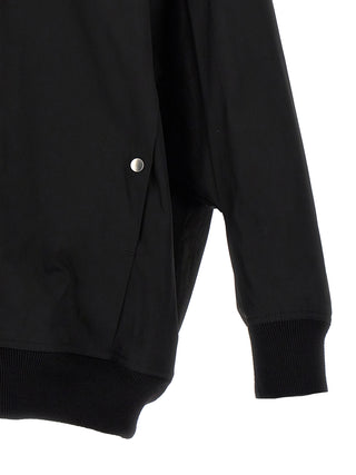 Rick Owens Black Nylon Bomber