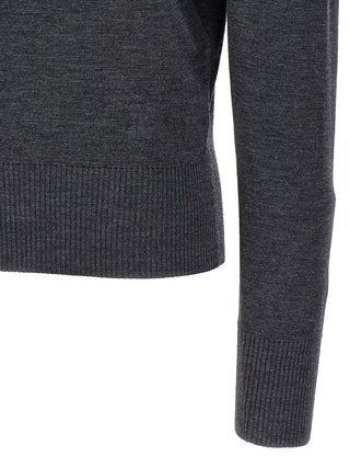 Burberry Gray Wool Cardigan