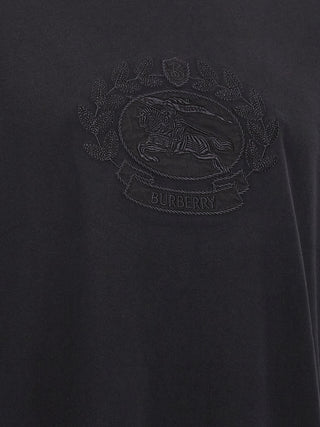 Burberry Black Cotton T-Shirt