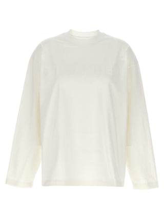 Jil Sander White Cotton Long Sleeve T-Shirt