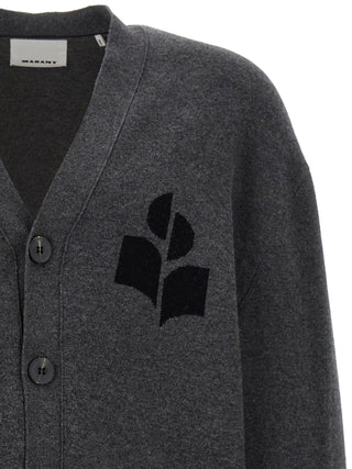 Isabel Marant Gray Cotton Cardigan