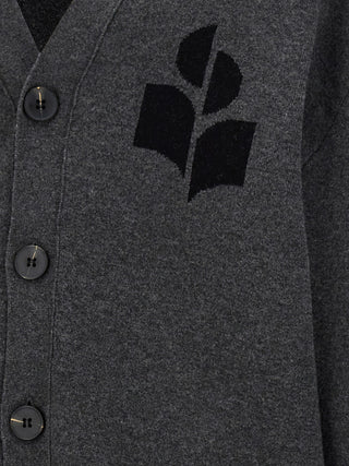 Isabel Marant Gray Cotton Cardigan