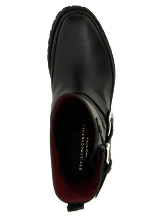 Stella McCartney Black Polyester Ankle Boots