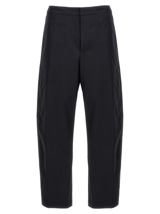Jil Sander Blue Cotton Casual Pants
