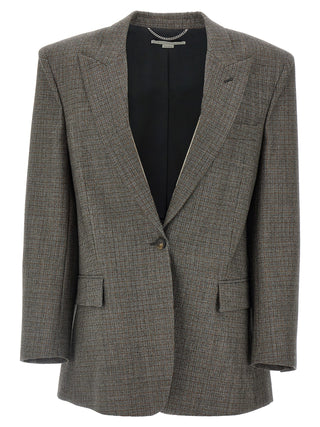 Stella McCartney Houndstooth Wool Blazer