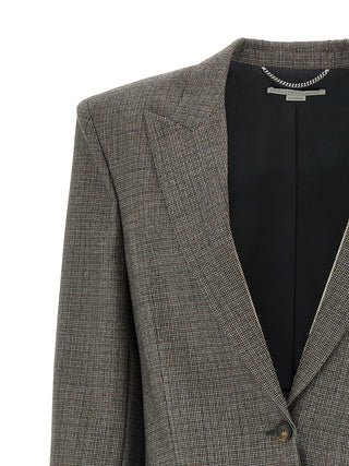 Stella McCartney Houndstooth Wool Blazer