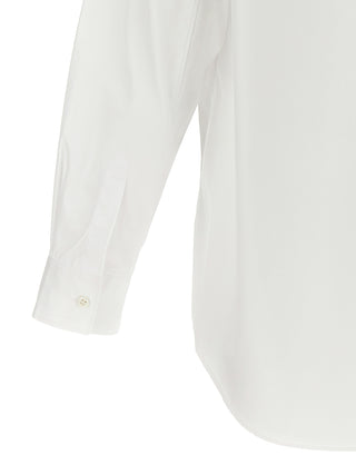 Comme Des Garçons White Cotton Blouse