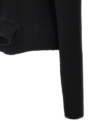 Rick Owens Black Cashmere Cardigan