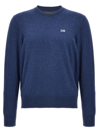 Dsquared² Blue Cotton Cardigan