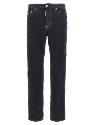 Dsquared² Blue Cotton Casual Pants
