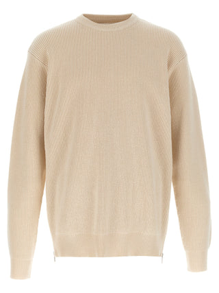 Jil Sander Beige Cotton Cardigan