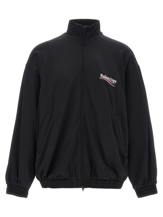 Balenciaga Black Polyamide Sweatshirt