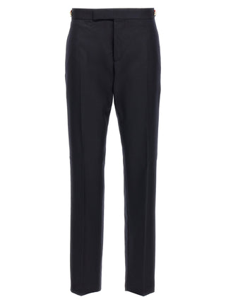 Thom Browne Blue Wool Casual Pants