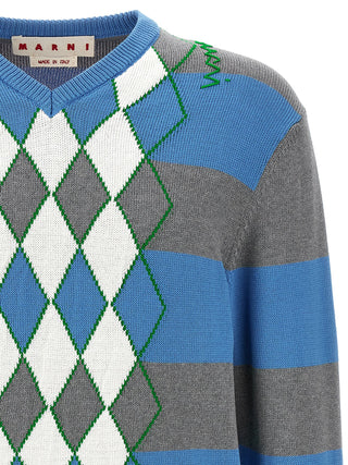 Marni Multicolor Cotton Cardigan