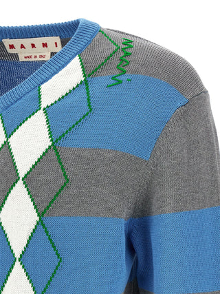 Marni Multicolor Cotton Cardigan