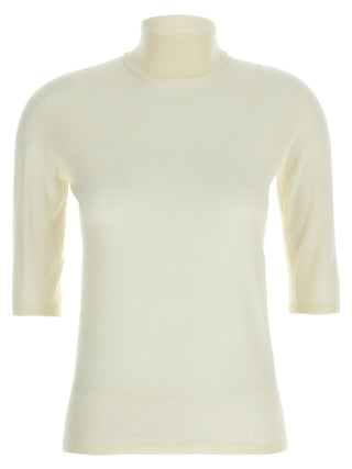 Max Mara White Virgin Wool Cardigan