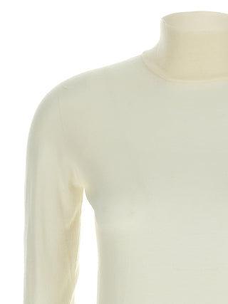 Max Mara White Virgin Wool Cardigan
