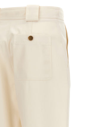Max Mara Palio Cotton Gabardine Trousers