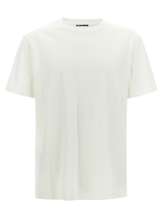 Jil Sander White Cotton T-Shirt
