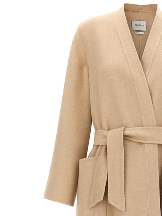 Max Mara Vezzoso Camel Wool Coat
