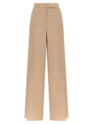 Max Mara Beige Virgin Wool Casual Pants