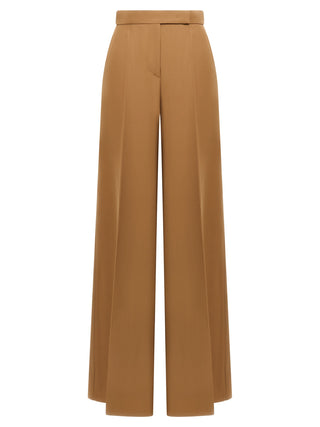 Max Mara Brown Virgin Wool Casual Pants
