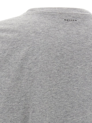 Alexander McQueen Gray Cotton T-Shirt