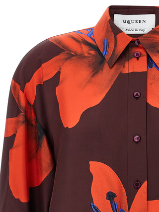 Alexander McQueen Multicolor Silk Blouse