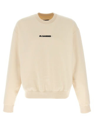 Jil Sander Beige Cotton Sweatshirt