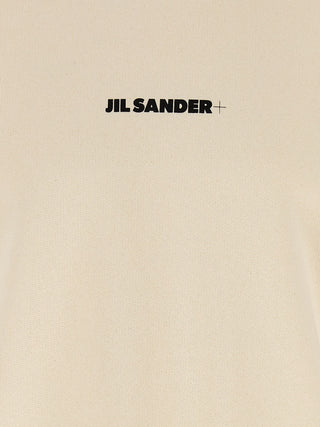Jil Sander Beige Cotton Sweatshirt