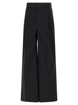Maison Margiela Black Cotton Casual Pants