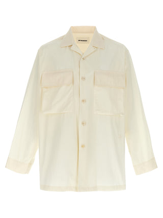 Jil Sander Embroidered Poplin Shirt