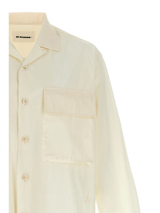 Jil Sander Embroidered Poplin Shirt