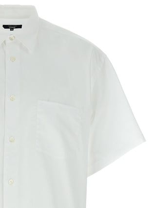 Comme Des Garçons White Cotton Blouse