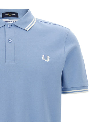 Comme Des Garçons Blue Cotton Polo Shirt