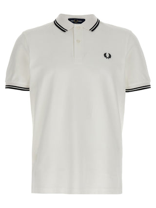 Comme Des Garçons White Cotton Polo Shirt