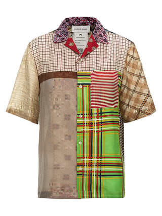 Marine Serre Multicolor Silk Blouse