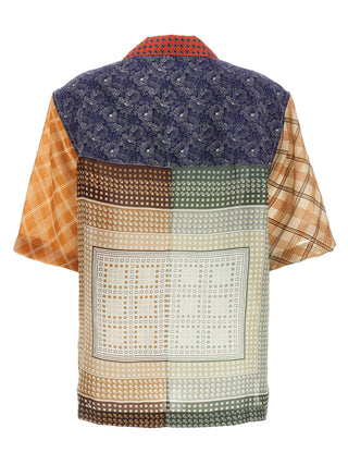 Marine Serre Multicolor Silk Blouse