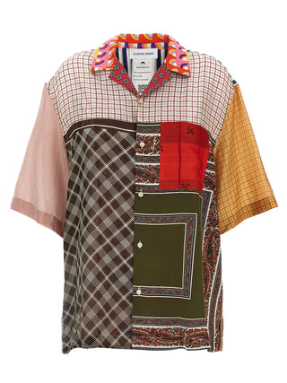 Marine Serre Multicolor Silk Blouse
