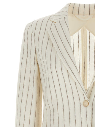 Max Mara Jadi Cotton-Linen Blazer