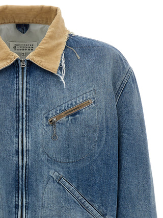 Maison Margiela Blue Cotton Denim Jacket