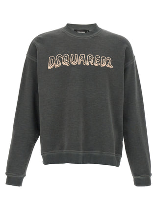 Dsquared² Gray Cotton Sweatshirt