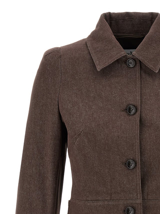 Max Mara Carpa Cropped Cotton Blazer